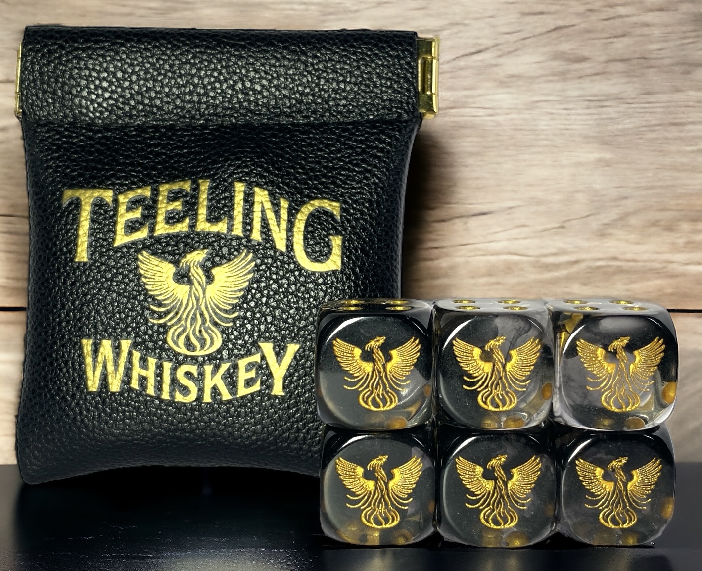 Custom branded dice made for Teeling Whiskey